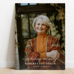 Celebration of Life Large Photo Download Funeral Poster<br><div class="desc">This beautiful memorial poster is perfect for greeting family and friends as they enter your loved one's celebration of life. The design features a large vertical photo and 3 lines of custom text. Classic and simple - this template is so easy to personalize and will make a wonderful memorial keepsake...</div>