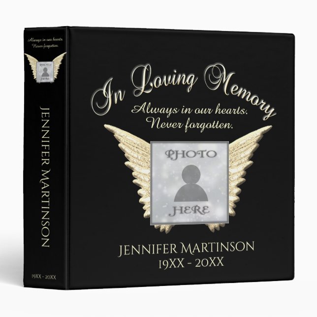 Celebration of Life Memorial Binder (Front/Spine)