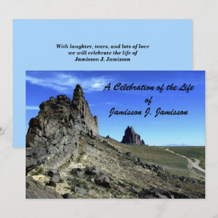 Celebration of Life, Memorial Service Shiprock  Invitation