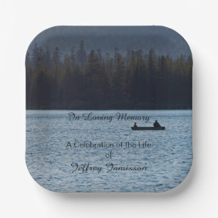 Celebration of Life Paper Plates, Fishermen Plate