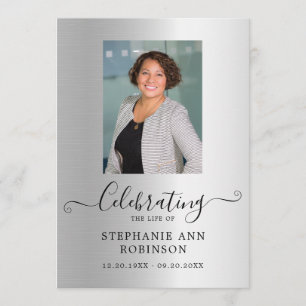 Celebration of Life Photo Order of Service  Program