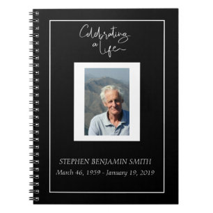 Celebration of Life Photo Template Guest book