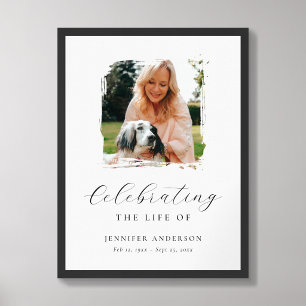 Celebration of Life Photo Welcome Sign