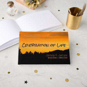 Celebration of Life Prairie Hills Sunset Memorial Guest Book