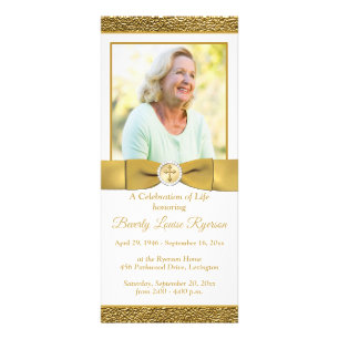 Celebration of Life Program with Photo