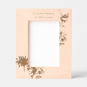 Celebration of Life Remembrance Butterfly Etched Frames