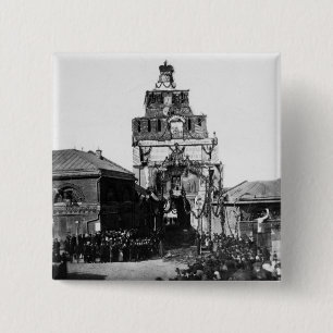 Celebration of the 500 year anniversary 2 inch square button