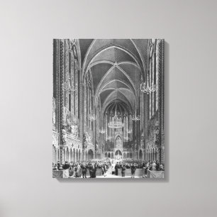 Celebration of the mass for the magistrature canvas print