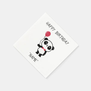 Celebration Panda Bear Paper Napkins