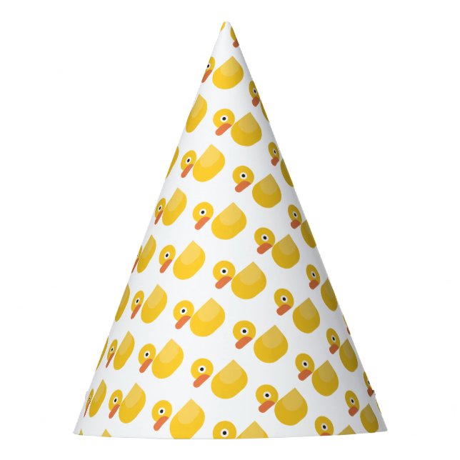 Celebration Party Yellow Rubber Ducky Party Hat (Front)