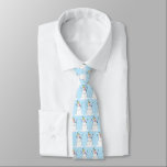 Celebration Snowman Christmas Tie<br><div class="desc">* Illustration of cute snowman wearing a party hat with party streamer. * Celebrating New Years, Birthdays or just being a happy guy! * Customize by resizing the image for a larger or smaller print. * Change the background colour to a colour of your choice. * Click the CUSTOMIZE IT...</div>