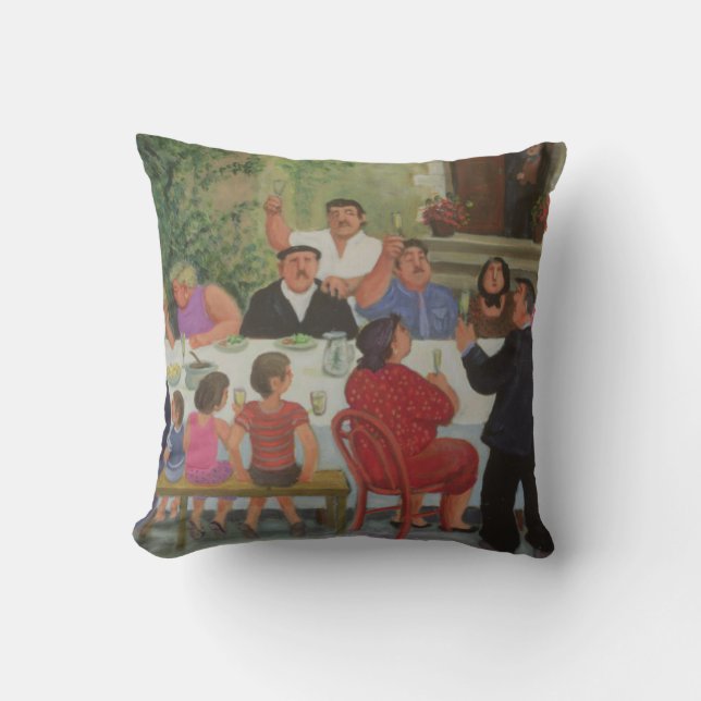 Celebration Throw Pillow (Front)
