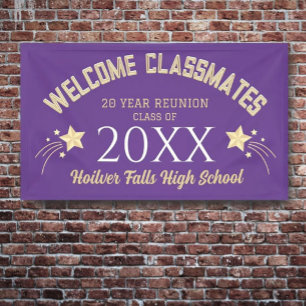 Celebration time! Class reunion custom Banner