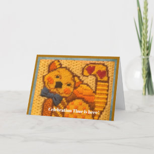 Celebration time Happy Cat Birthday! Card