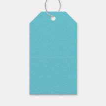 Celebration Turquoise Gift Tag