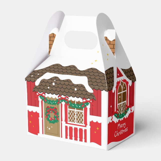 Celebrations Street - Christmas Favor Box (Front Side)