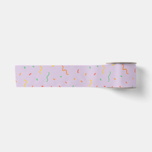 Celebratory Confetti Satin Ribbon