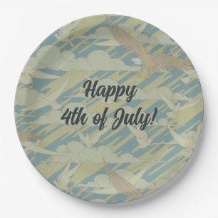 Celebratory Eagle Paper Plate