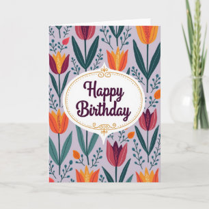 Celebratory Floral Framed Card