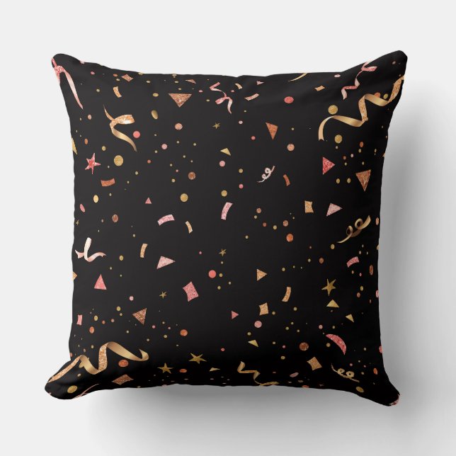 Celebratory Ornaments 2 Throw Pillow (Front)