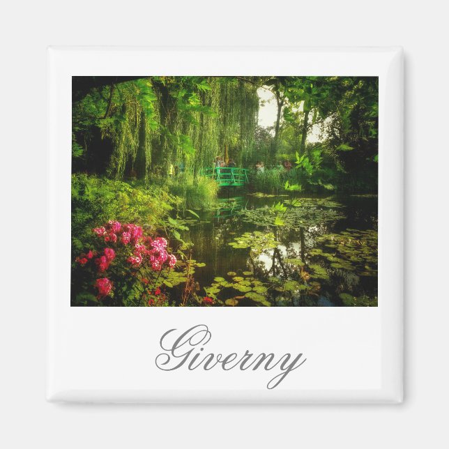 Célèbre Claude Monet Giverny Pond Lilies Magnet (Devant)
