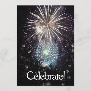 Célébrer avec des Feux d'Artifice - Carte d'Invita