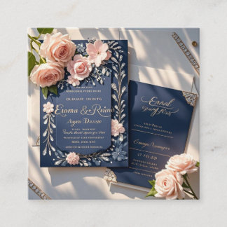 Célébrer en style - Carte Mariée