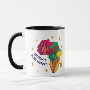 Célébrer Fierté Noir Histoire Mois Mug
