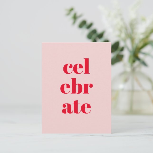 Célébrer la carte de Noël (Debout devant)