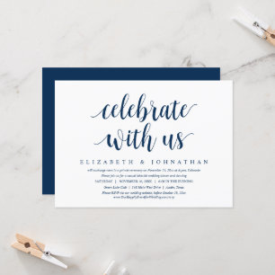 Célébrez avec nous, Invitation au dîner de mariage