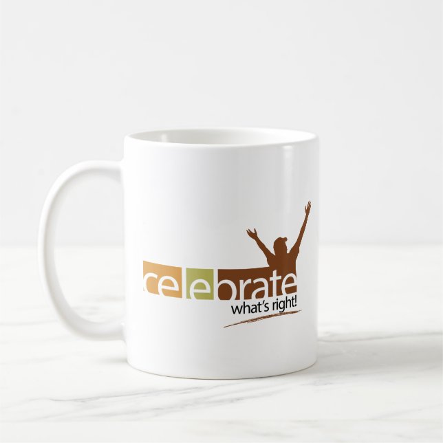Célébrez ce qui est tasse droite - logo (Gauche)