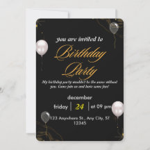 Célébrez en style - Carte d'anniversaire personnal