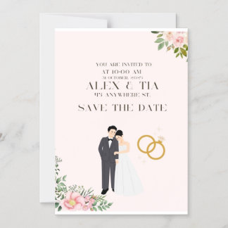 célébrez l'amour : Cartes de mariage & Invitation