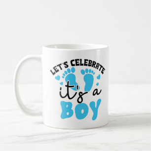Célébrez le nouveau bébé garçon Gift Mug