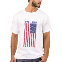 Célébrez le T-shirt homme America 250 avec Drapeau