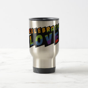 Célébrez les tasses personnalisées de l'amour