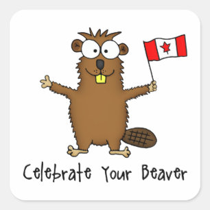 Célébrez vos autocollants de castor