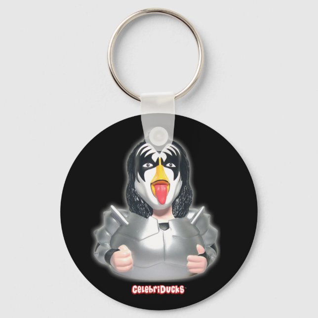 CelebriDucks Gene SImmons Kiss Keychain (Front)