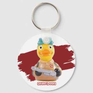 CelebriDucks Rubber Duck GooseBusters Keychain