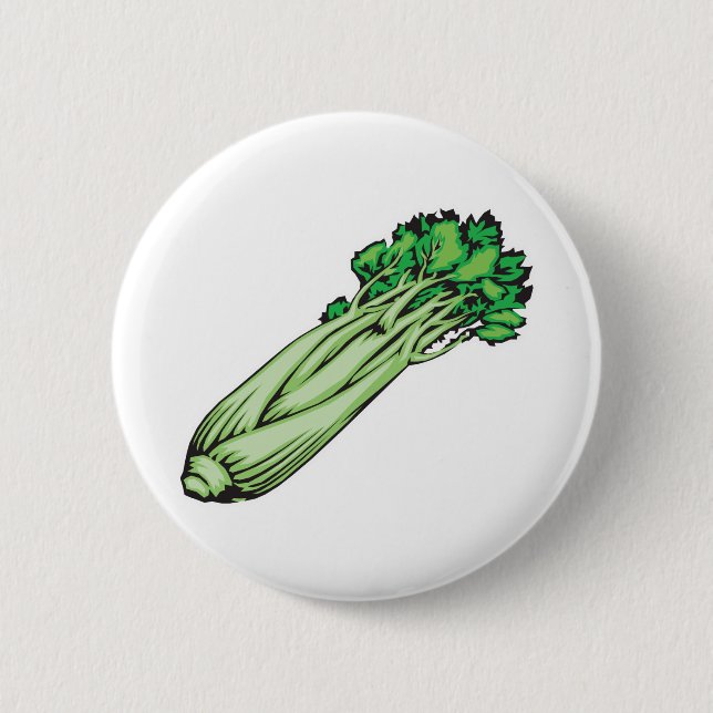 celery 2 inch round button (Front)