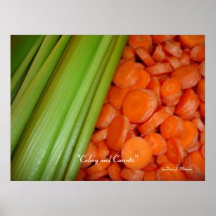 Celery and Carrots Poster