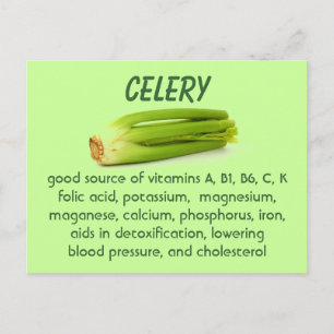 Celery postcard