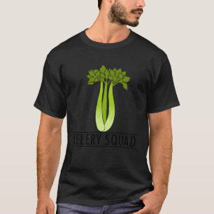 Celery Squad Vegetable Fan Ironic Leek T-Shirt