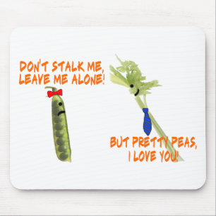 Celery Stalk And Pretty Peas Mouse Pad