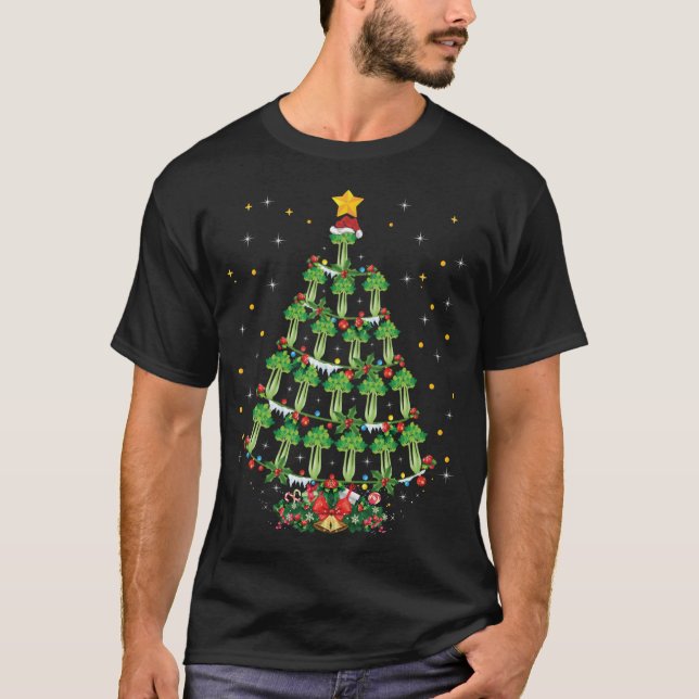 Celery Vegetable Lover Xmas Santa Hat Celery Chris T-Shirt (Front)