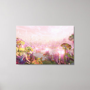 Celestal Lake - by Jurgen Ziewe Canvas Print