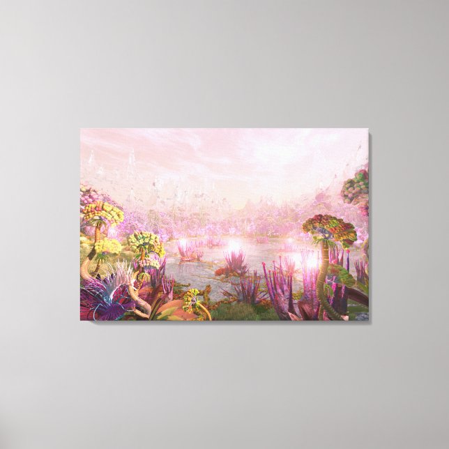 Celestal Lake - by Jurgen Ziewe Canvas Print (Front)