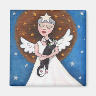 Celeste & Her Cat Magnet