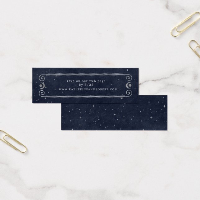 céleste minuit bleu argent Mariage site (Bureau)