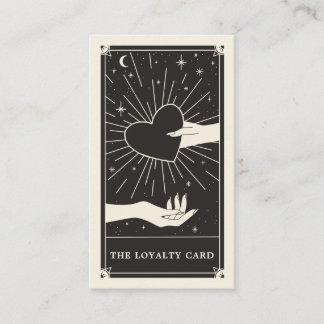 Céleste Tarot boho Carte de visite de remise